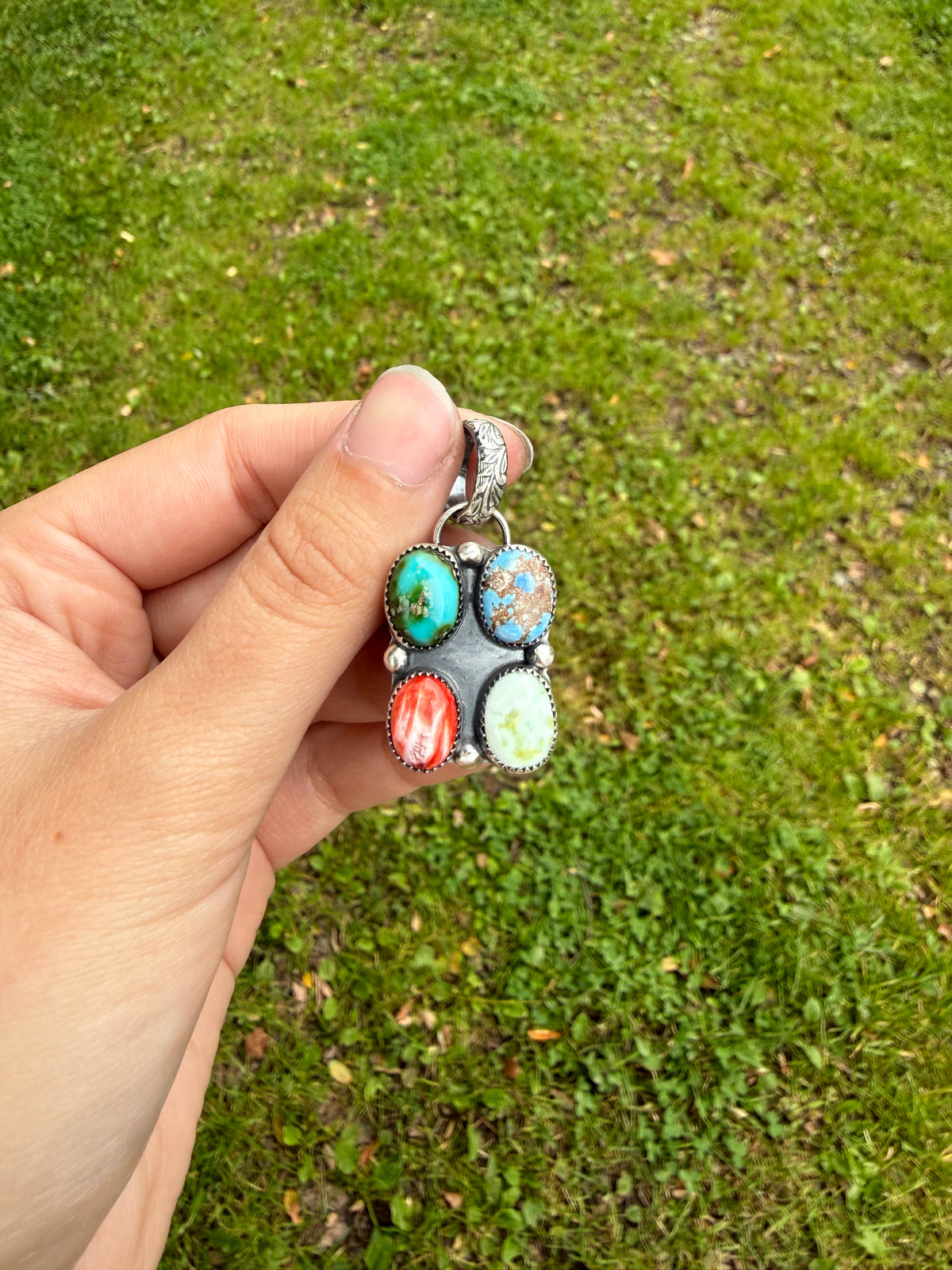 Multi stone pendant #2