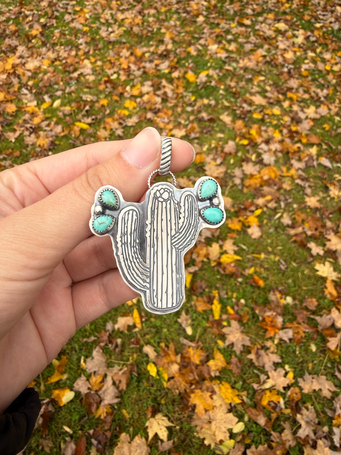 Cactus pendant