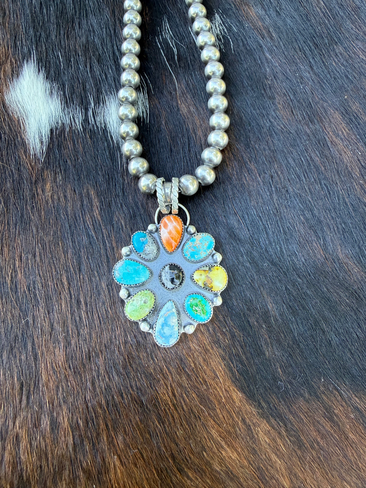 Multi stone pendant