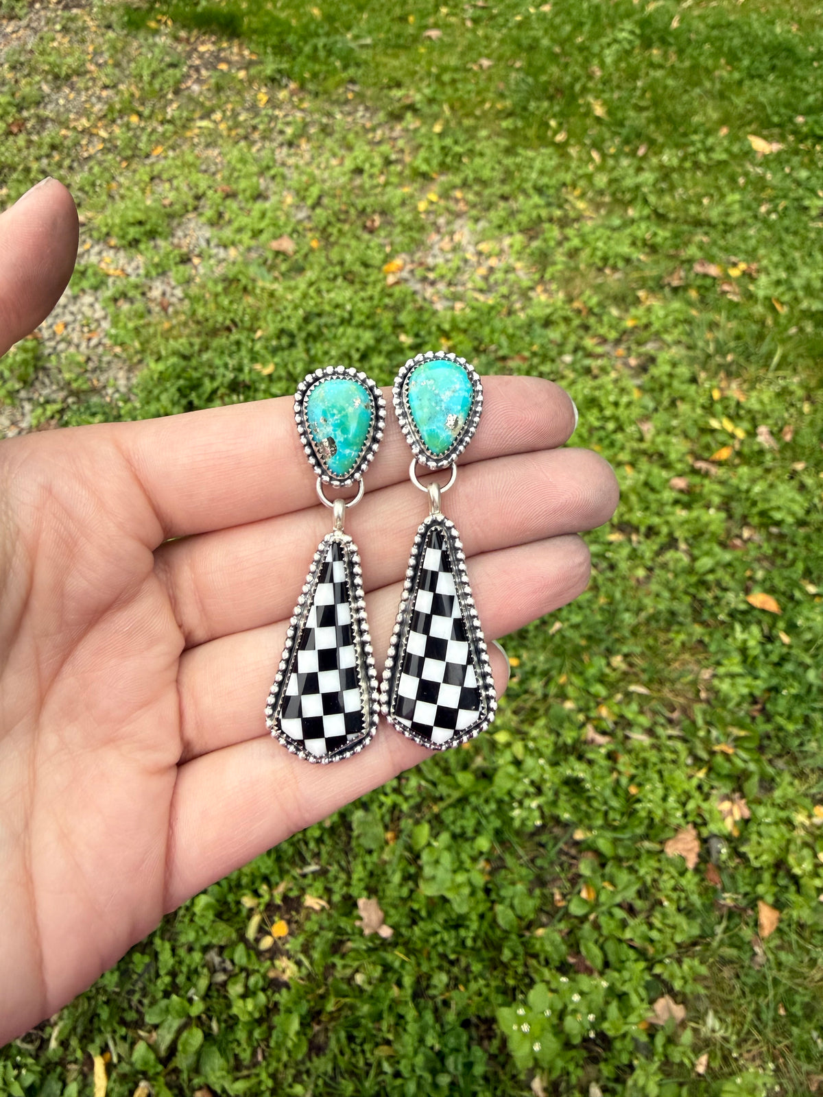 Sonoran and checker dangle studs