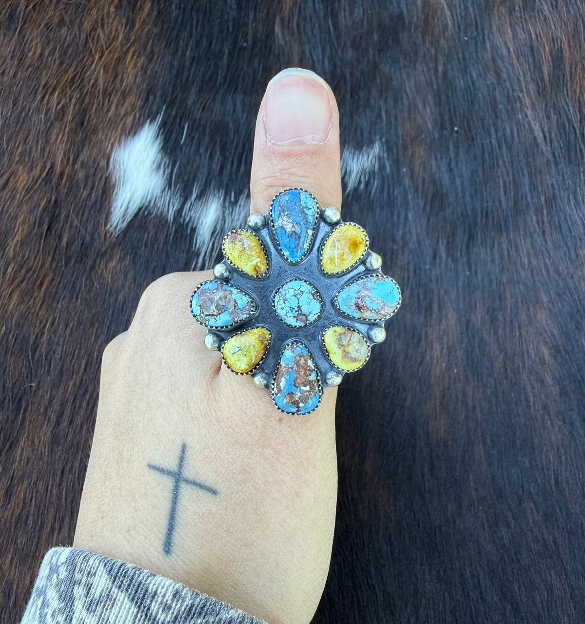 Golden Hills & Palomino Adjustable Ring