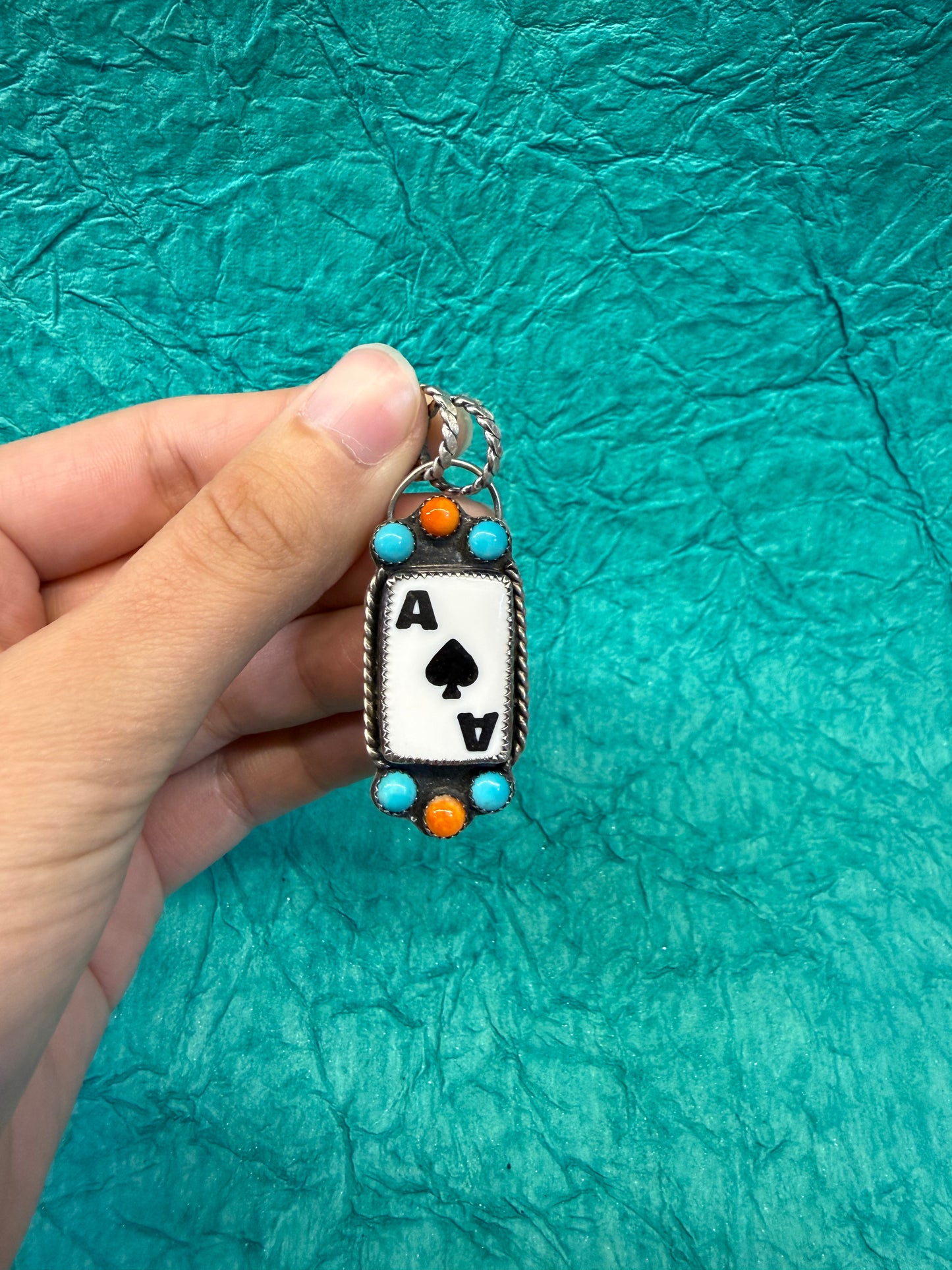 Ace Inlay Pendant