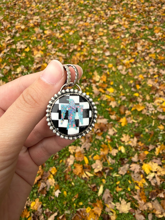 Checker thunderbird Pendant